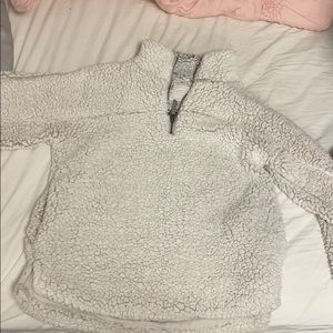 elodie white teddy jacket